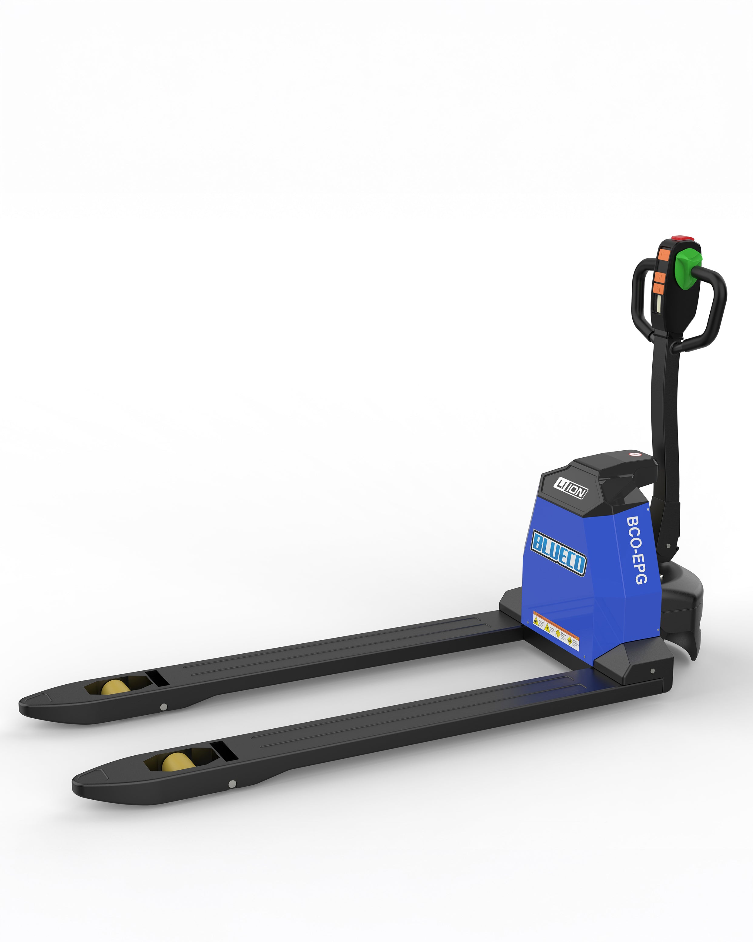 ELECTRIC PALLET JACK 4,400LBS LOW PROFILE FORKS - BLUECO