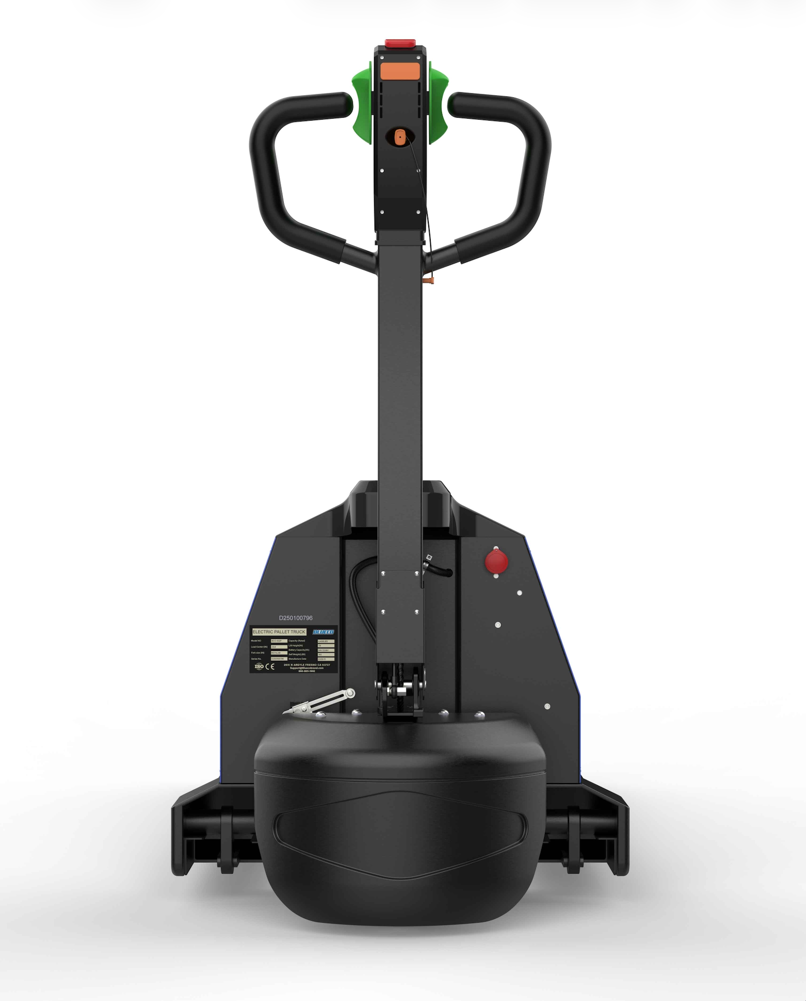 ELECTRIC PALLET JACK 4,400LBS LOW PROFILE FORKS - BLUECO