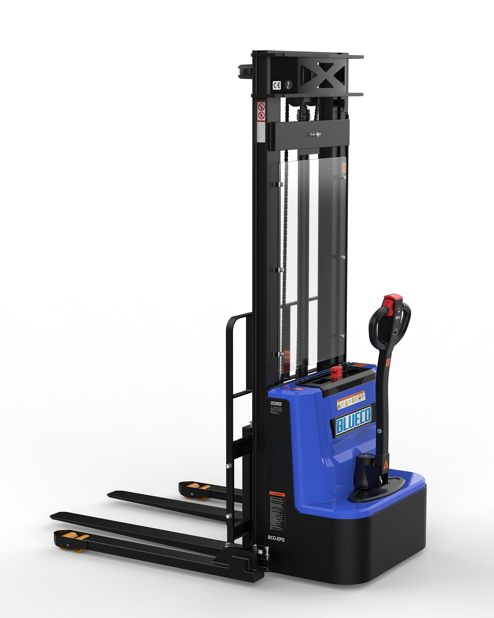 STRADDLE LEG STACKER 118" LIFT - BLUECO