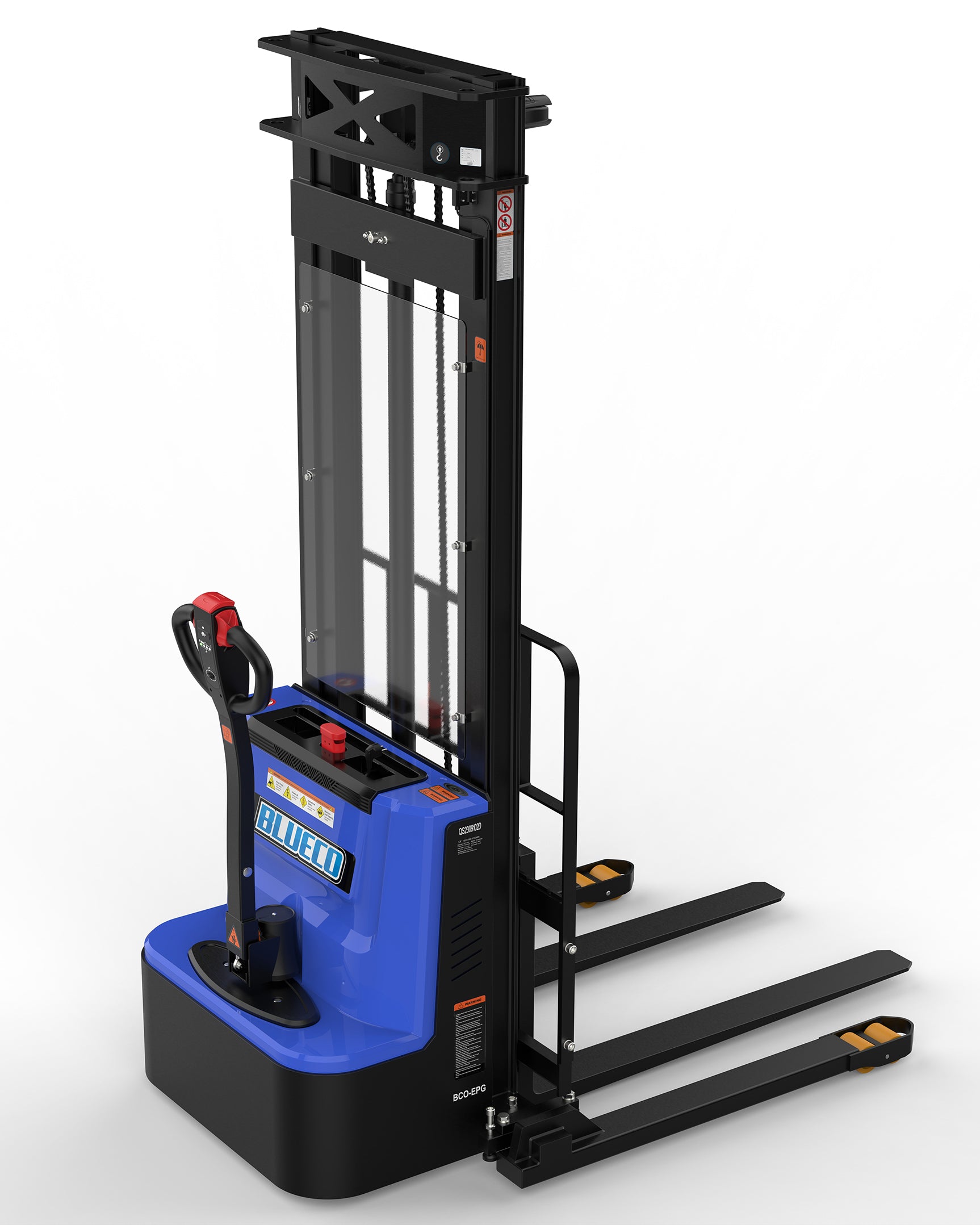 STRADDLE LEG STACKER 118" LIFT - BLUECO