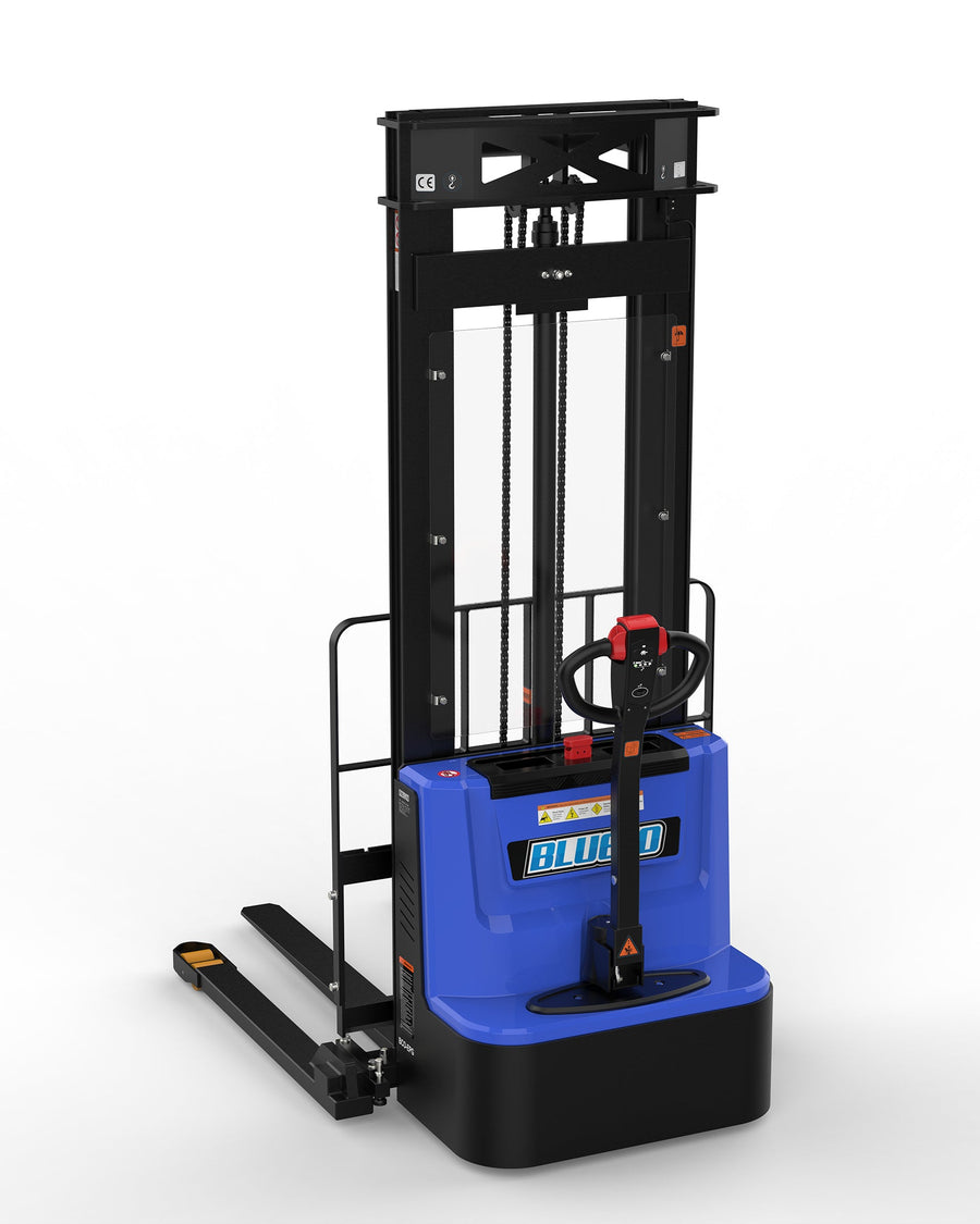 Straddle Leg Stacker vs Forklift: Material Handling Essentials – BLUECO