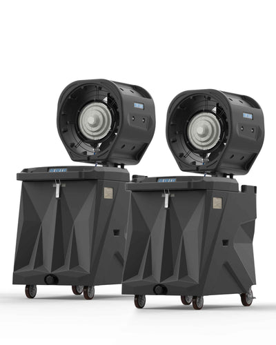 HYDROBLU ATOMIZED MISTING FANS BUNDLE X2