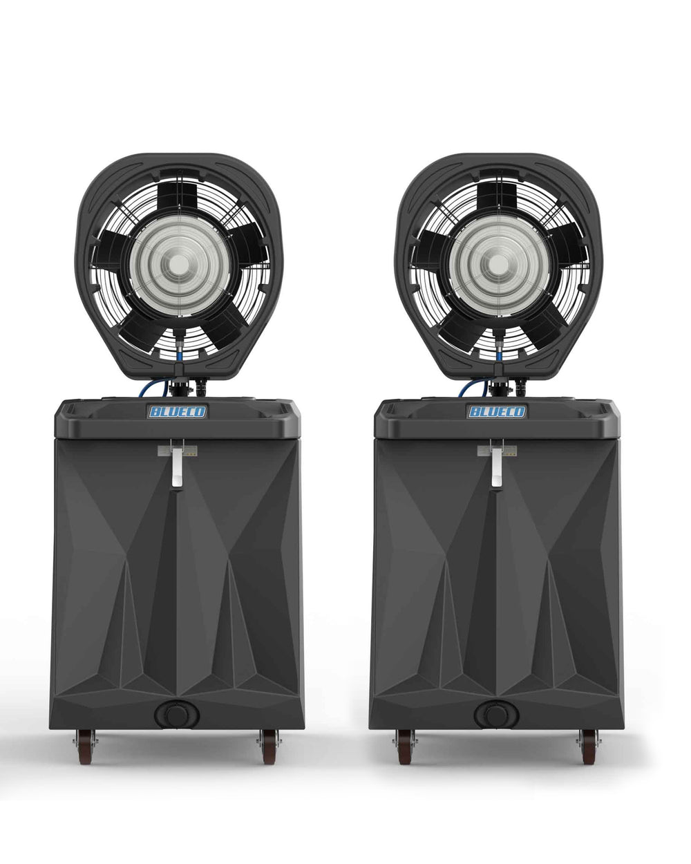 Commercial Misting Fan | HydroBlue Portable Atomized Bundle X2 – BLUECO
