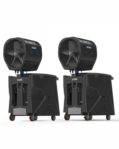 HYDROBLU ATOMIZED MISTING FANS BUNDLE X2