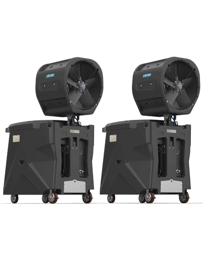 HYDROBLU ATOMIZED MISTING FANS BUNDLE X2