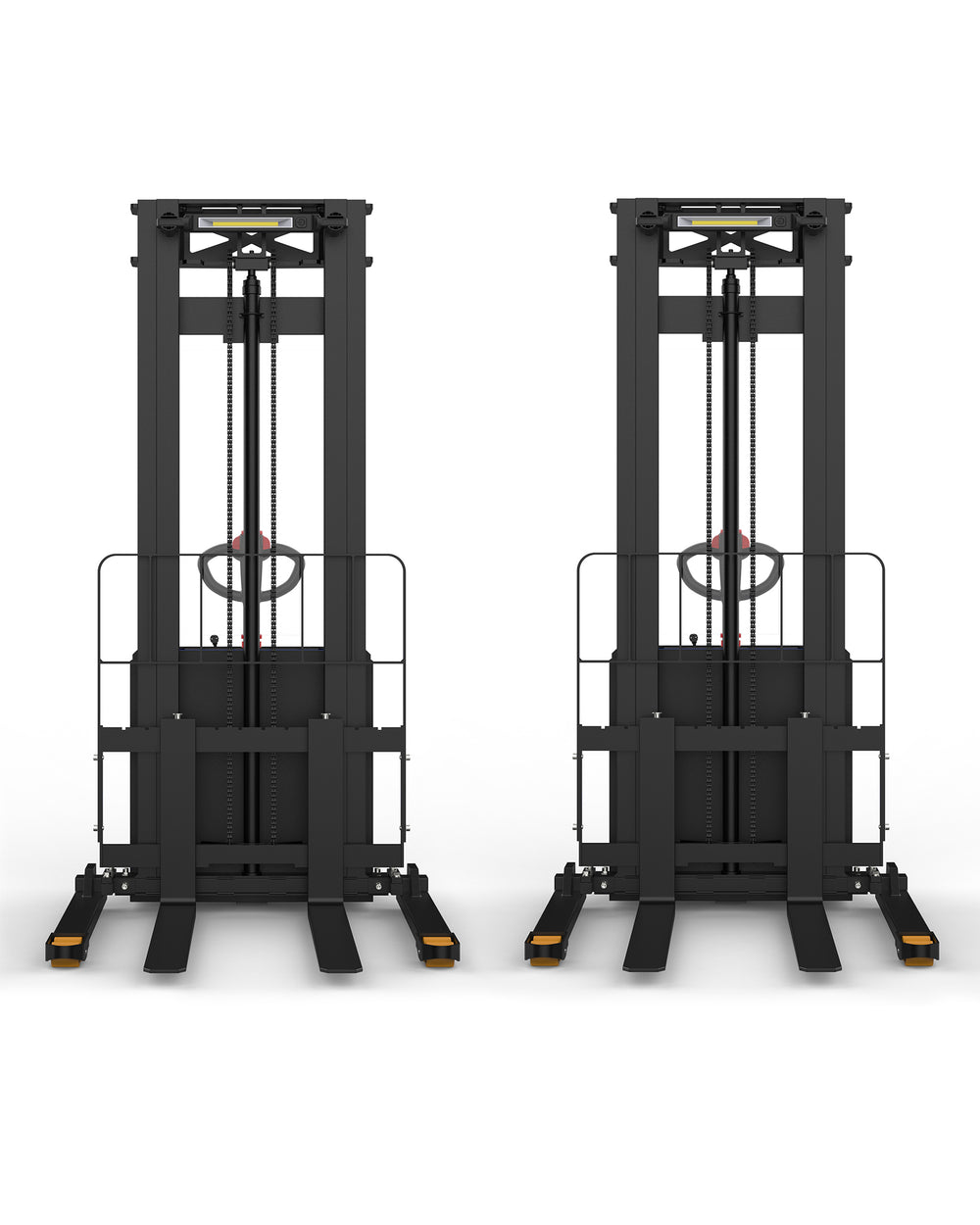 Electric Straddle Leg Stacker Bundle of 2 Material Handling Equipment ...