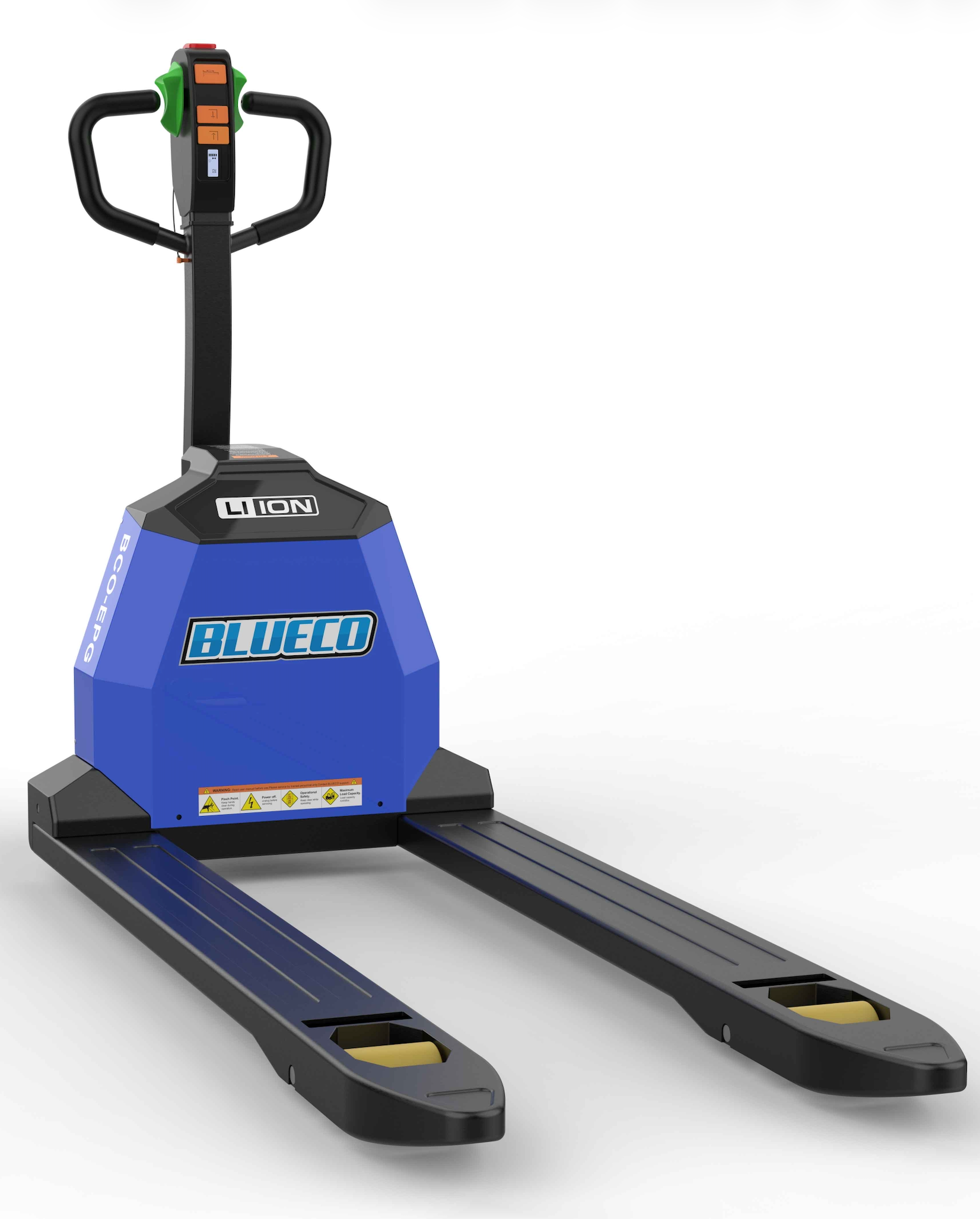 ELECTRIC PALLET JACK 4,400LBS LOW PROFILE FORKS - BLUECO 