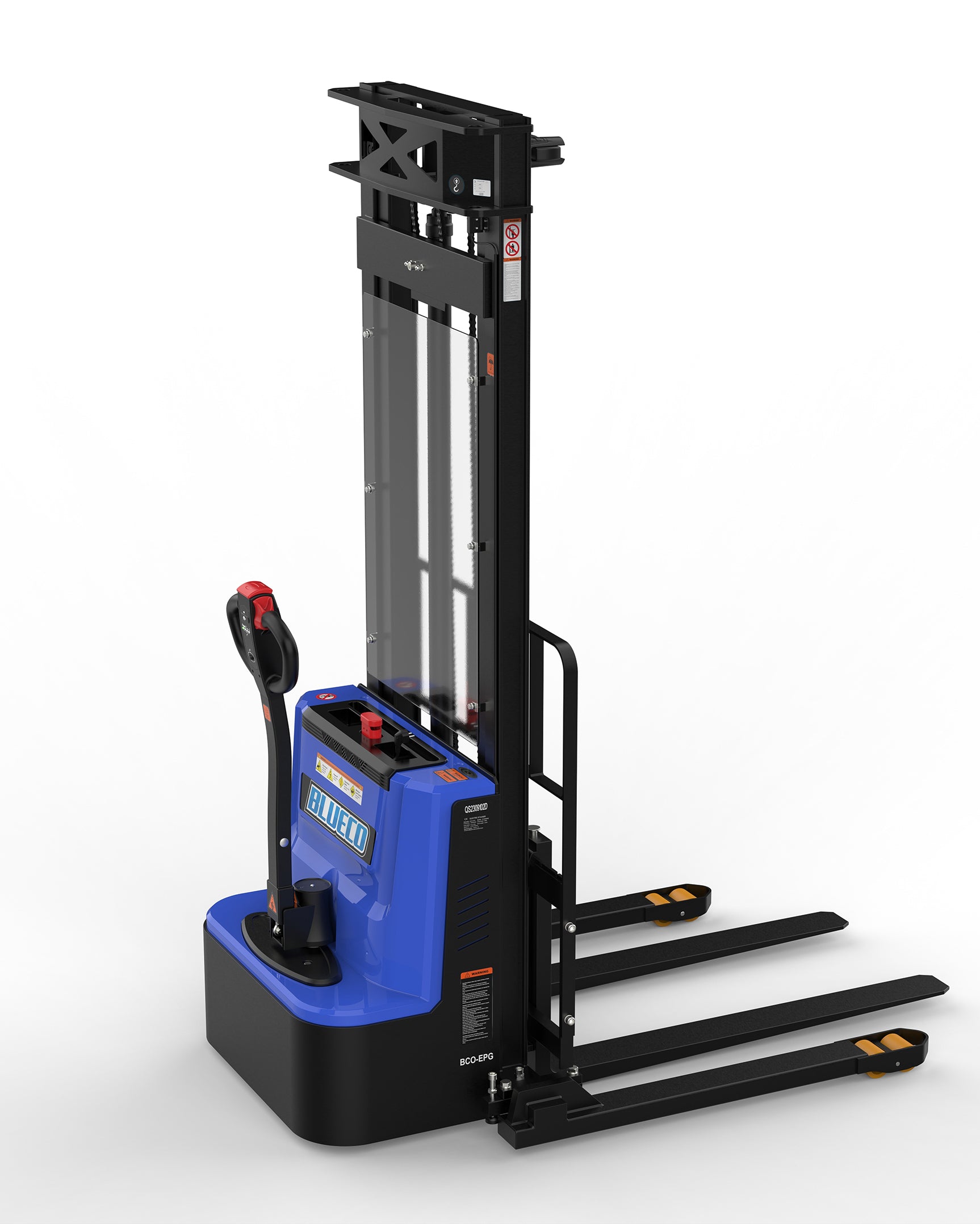Straddle Leg Stacker | Adjustable Leg Pallet Stacker | BlueCo