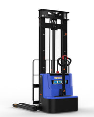 Straddle-leg stacker